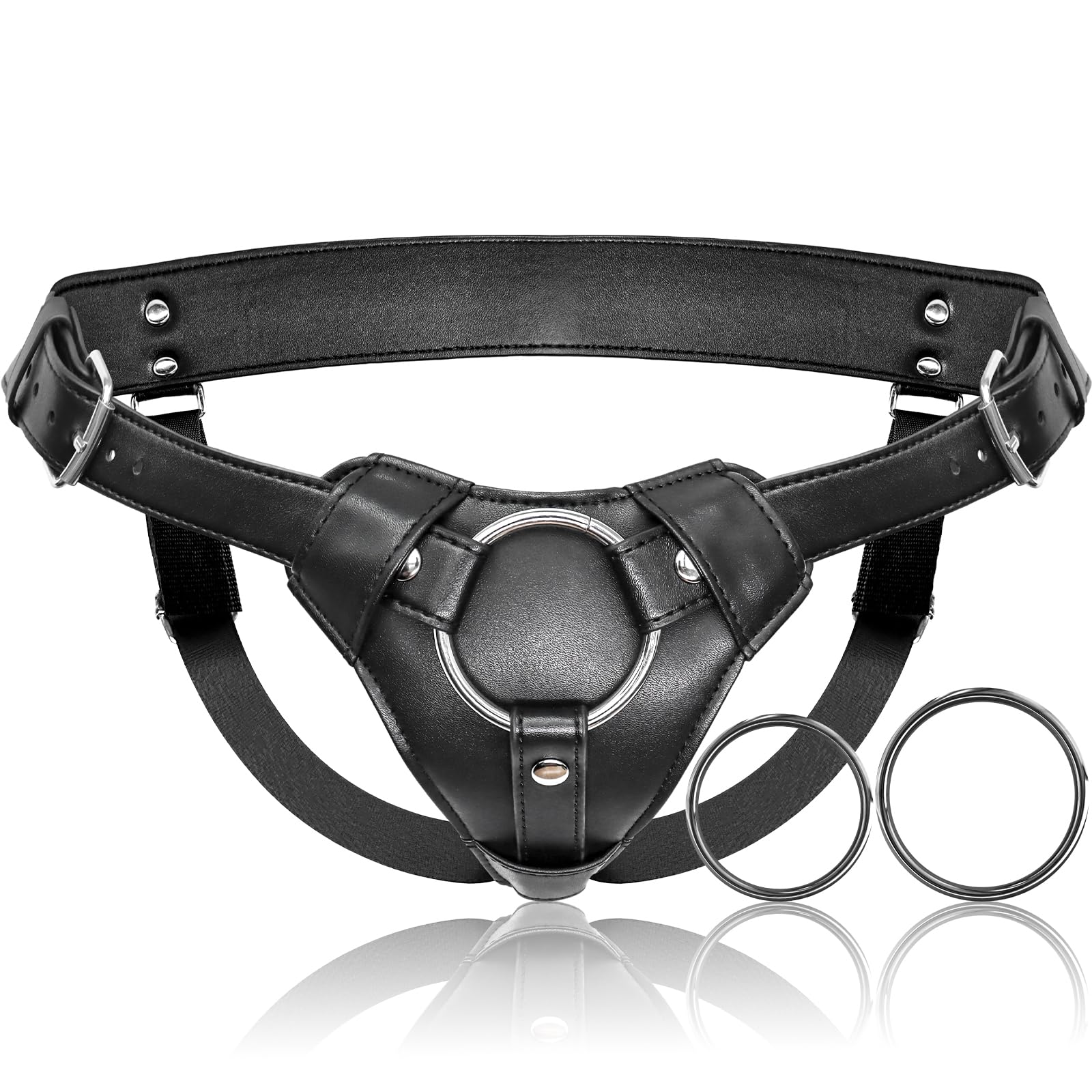 Tuaieu Strap On Dildo Harness Adult Sex Toys for Women Men Pegging