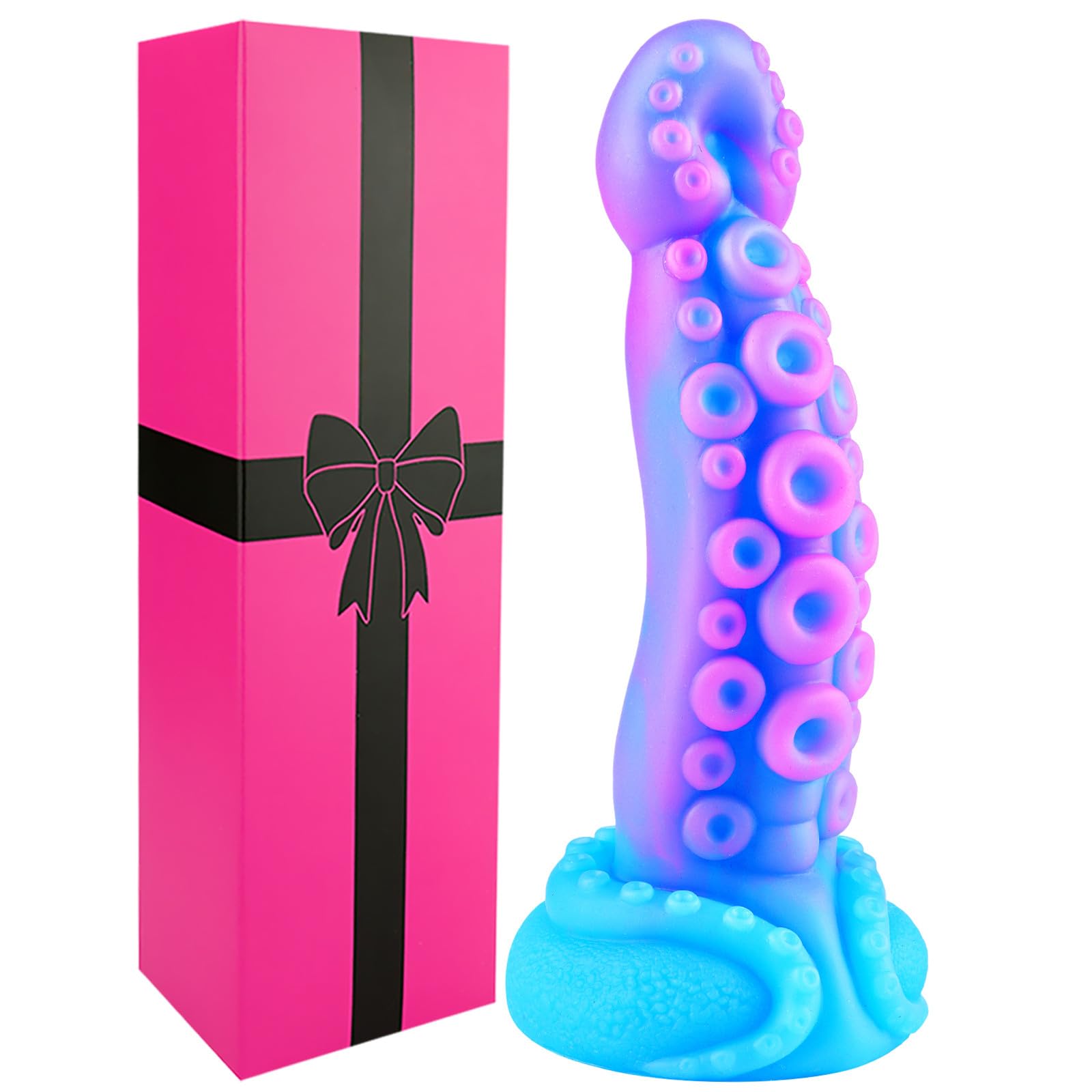 8" * 2" Large Silicone Realistic Monster Tentacle Octopus Dildo Suction Cup