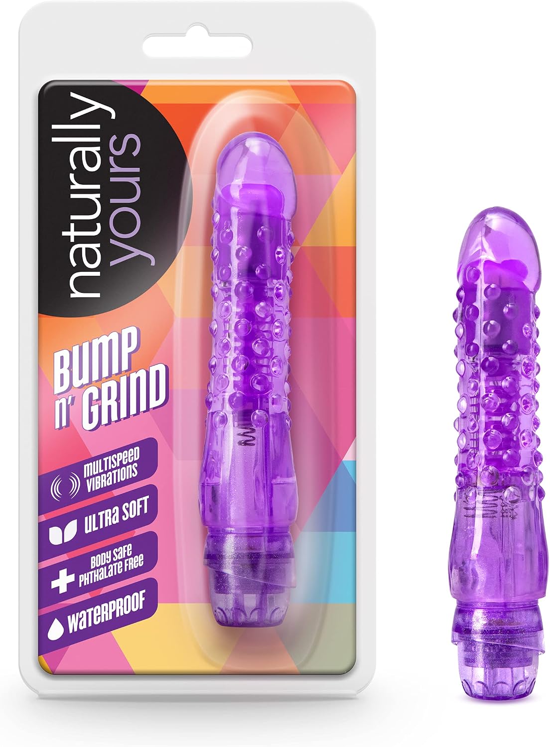 Miguel 9.25 Huge Dildo 1.5 Wide Lifelike Vibrating Dildo Body-Safe Waterproof Anal G-Spot Vaginal Stimulator Luxury Thru