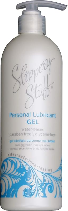 Stuff, Gel WaterBased Lubricant, Clear, Unscented, 16 Ounce (Pack of 2)