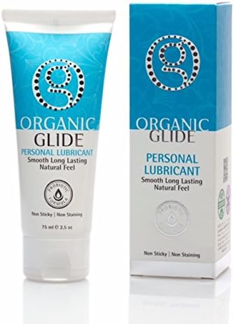 Glide Natural Personal Lubricant, Probiotic Edible Lube. Parabens, Glycerin, Flavorings Free - for Men Women and Couples. Best for Menopause and Sensitive Skin