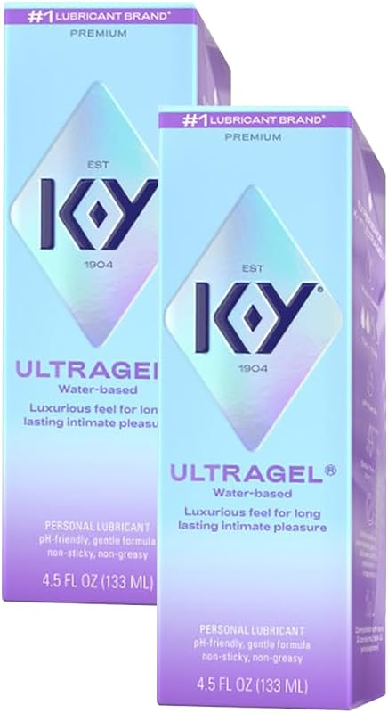 Ultragel Premium Water-Based Body Friendly Formula - 4.5 fl oz (2 Pack)