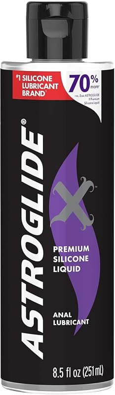 Silicone Lube, X Premium Waterproof, Long-Lasting, 8.5 Fl Oz