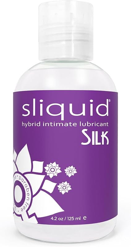 Silk Hybrid Silicone & Water-Based Lube, Glycerin Free, 4.2 Fl Oz