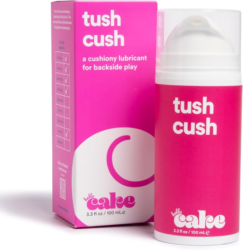 Cake Tush Cush, Silicone and Water-Based Personal Lube, 3.3 fl oz