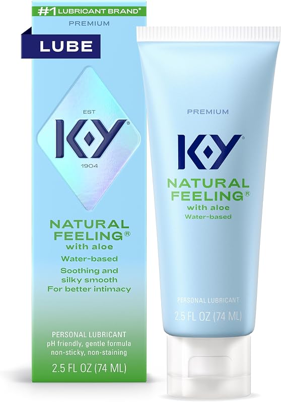Natural Feeling with Aloe Vera Water Based Personal Lube, 2.5 FL OZ