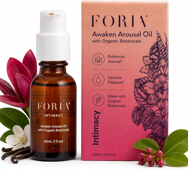 Awaken Arousal Oil for Women's Intimacy with Organic Botanicals, 1 oz