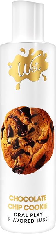 Chocolate Chip Cookie Edible Lube, Condom Safe, Sugar-Free, 3 Fl Oz