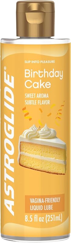 Cake Flavored Personal Lubricant, Hypoallergenic, 8.5 Fl Oz