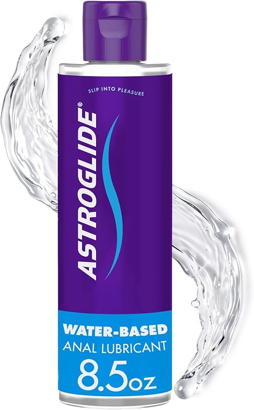 Water-Based Anal Lube, Toy Safe, Easy Clean Up , 8.5 Fl Oz