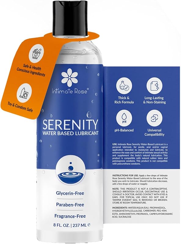 Water Based Lube - Fragrance-Free Lubricant Gel for Privacy