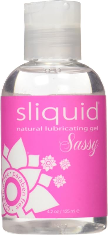 Sassy Natural Lubricating Gel, Booty Formula, 4.2-Ounce Bottle (Packaging May Vary)