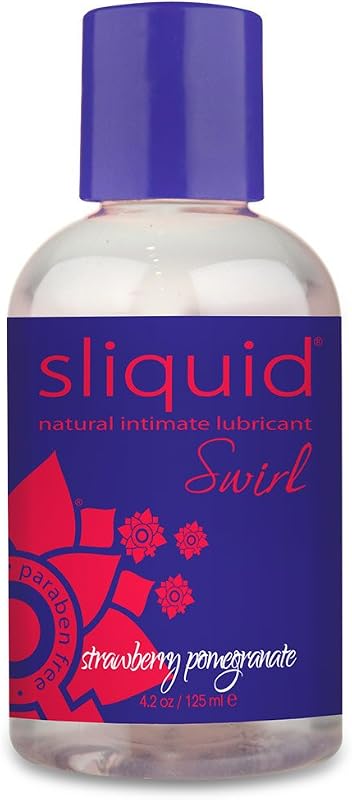 Swirl Natural Water Based Lubricant, Strawberry Pomegranate, 4.2 Ounce