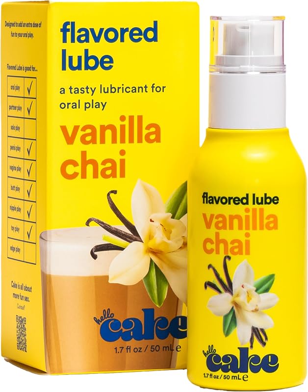 Cake Vanilla Chai Flavored Personal Lubricant, 1.7 fl oz