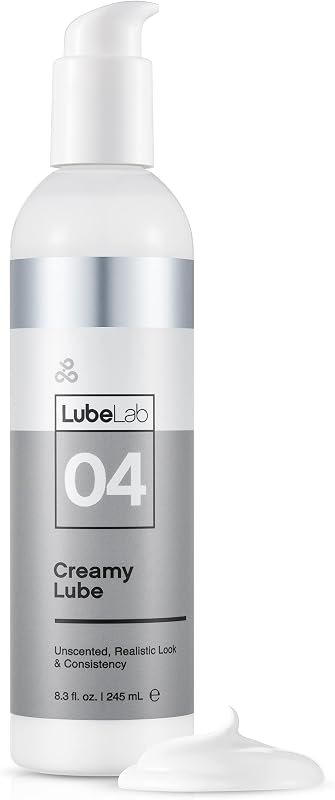 Water-Based Thick Creamy White Lube, Unscented 8.3 Fl. Oz
