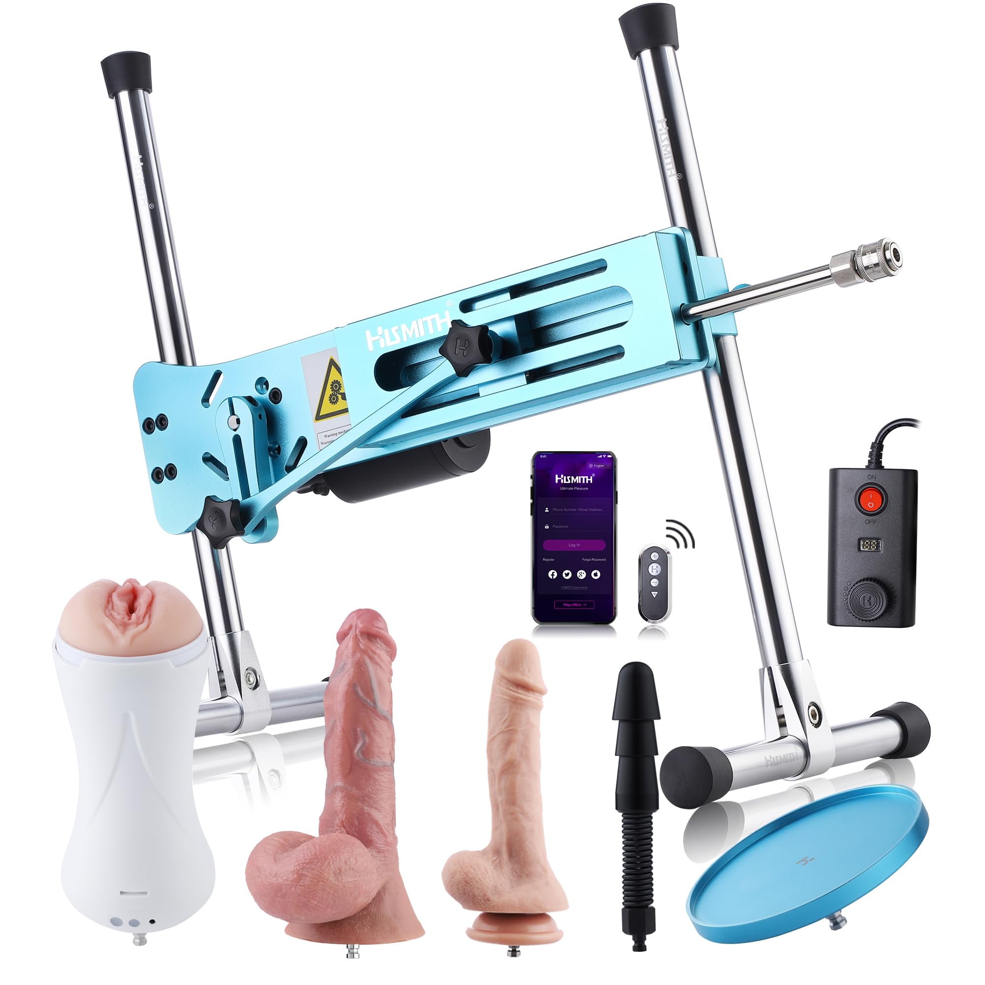 100W Premium Sex Machine 3.0 Pro APP Controlled Sex Machine with KlicLok