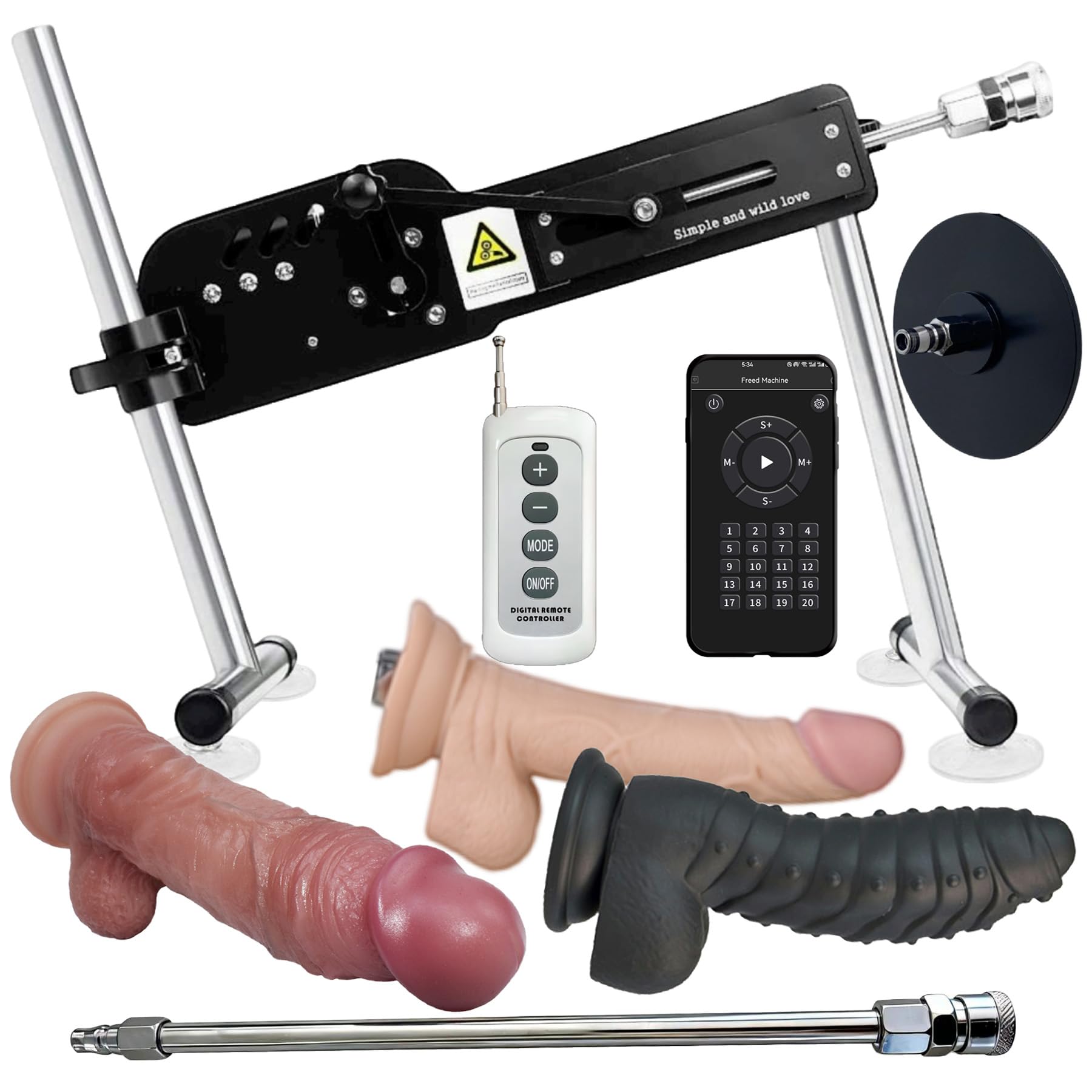 Sex Machine with Realistic Dildos Automatic Thrusting Machine for Women