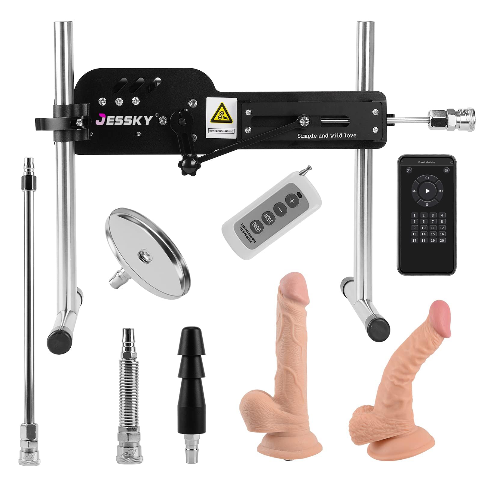 JESSKY Premium Sex Machine Adjustable Love Machines Self Exploration