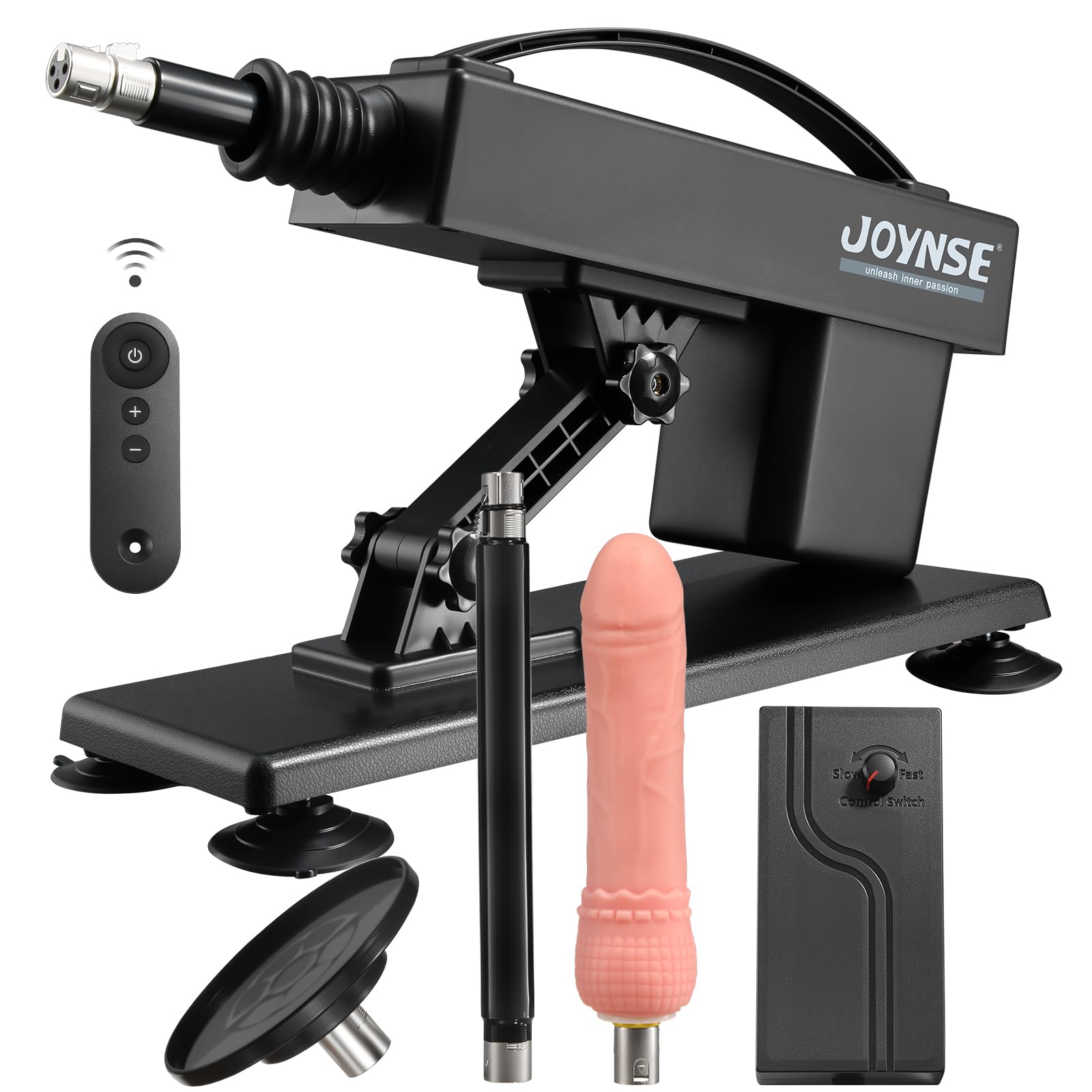 Remote Automatic Sex Machine with 3 Attachments for Men Women