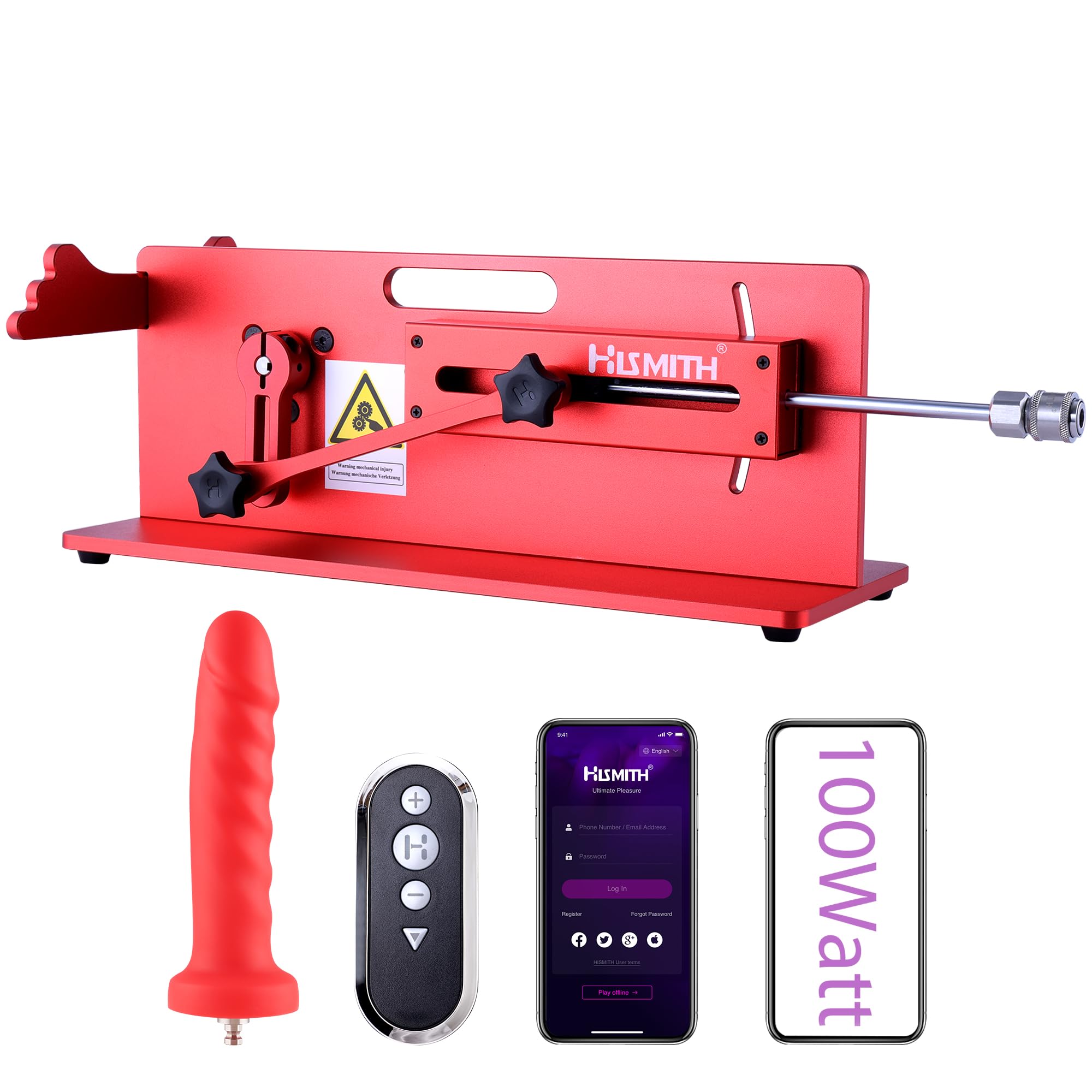 Premium Sex Machine with KlicLok System 100 Watt APP Remote Wire 3