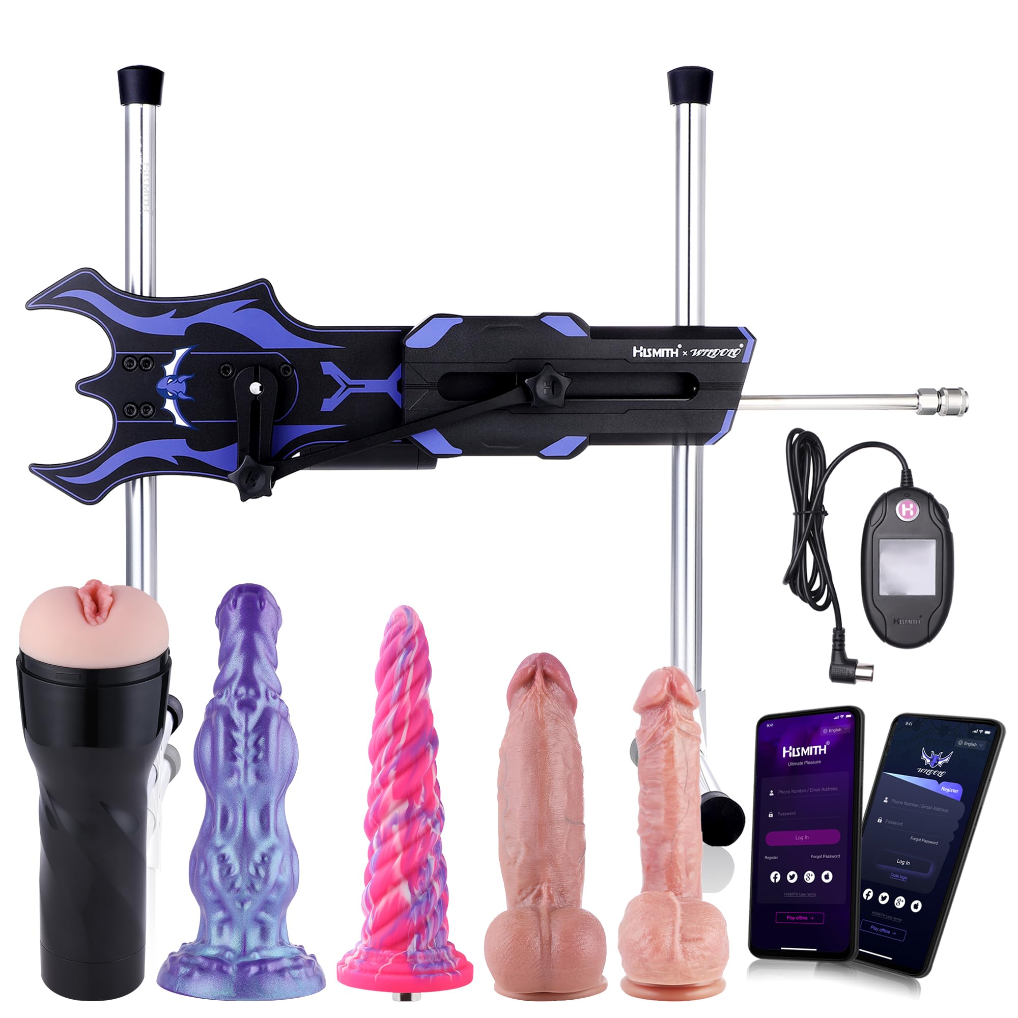 100W Premium Sex Machine APP Controlled Thrusting Love Machine with KlicLok System
