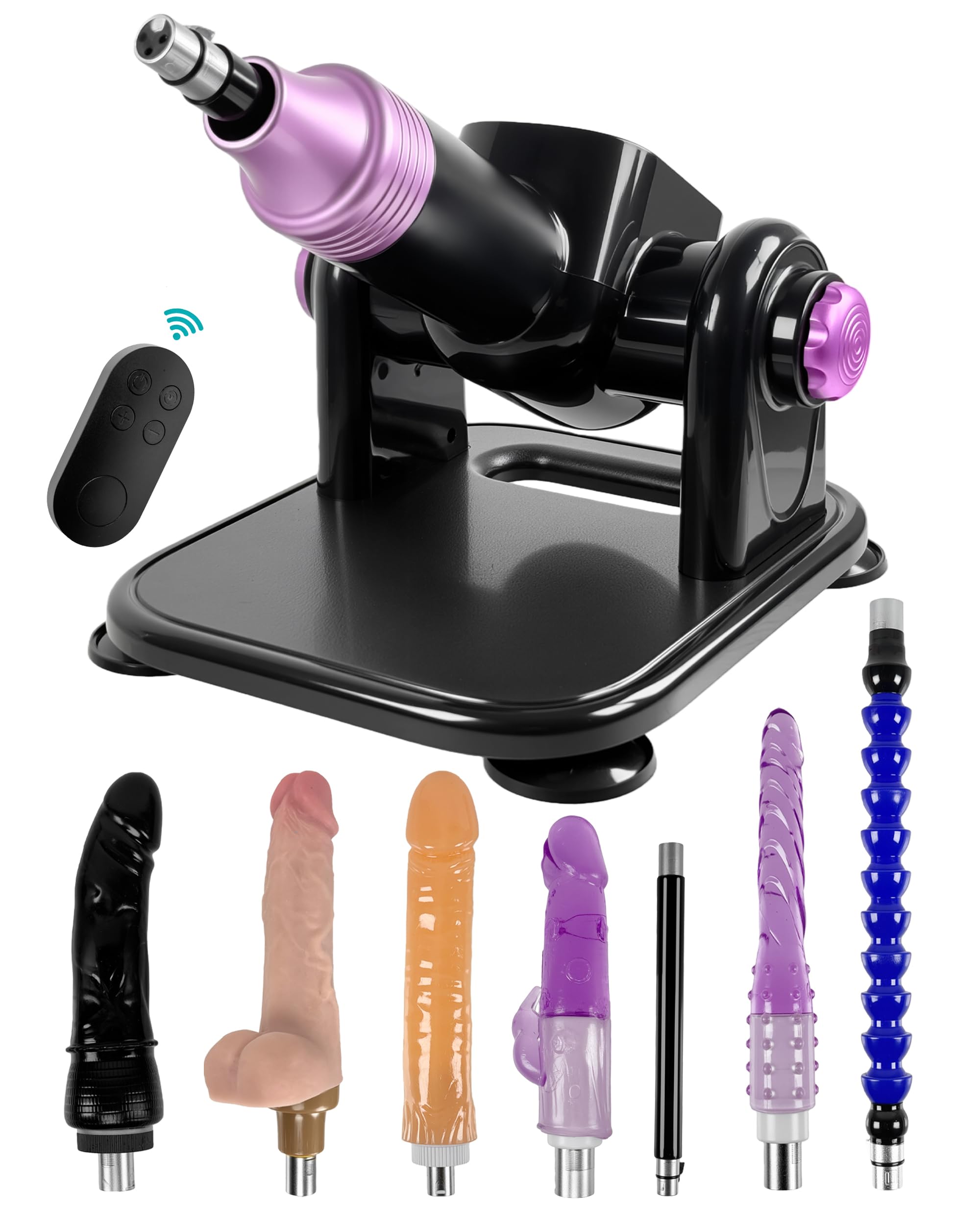 Cove Light Sex Machine with Remote 210° Angle Strong Suction Cups
