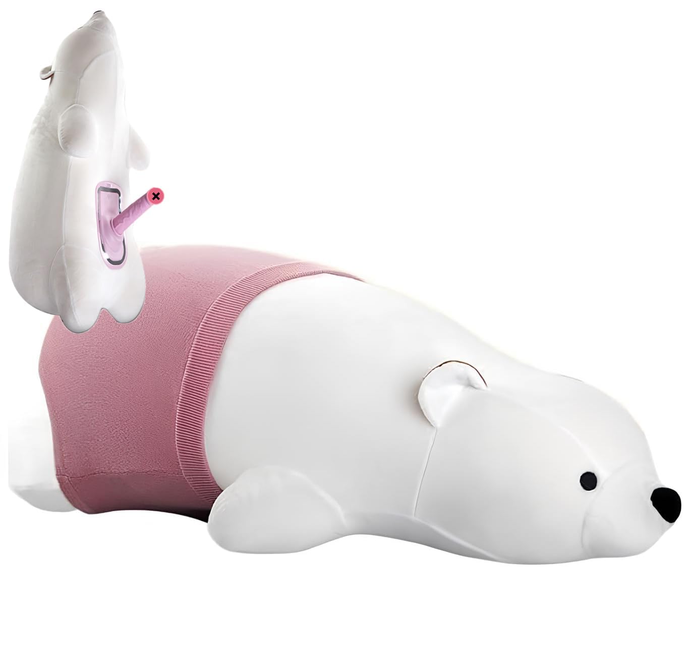 Bear Plush Dildo Sex Machine Automatic Thrusting Dildo Vibrator Bear Pillow for