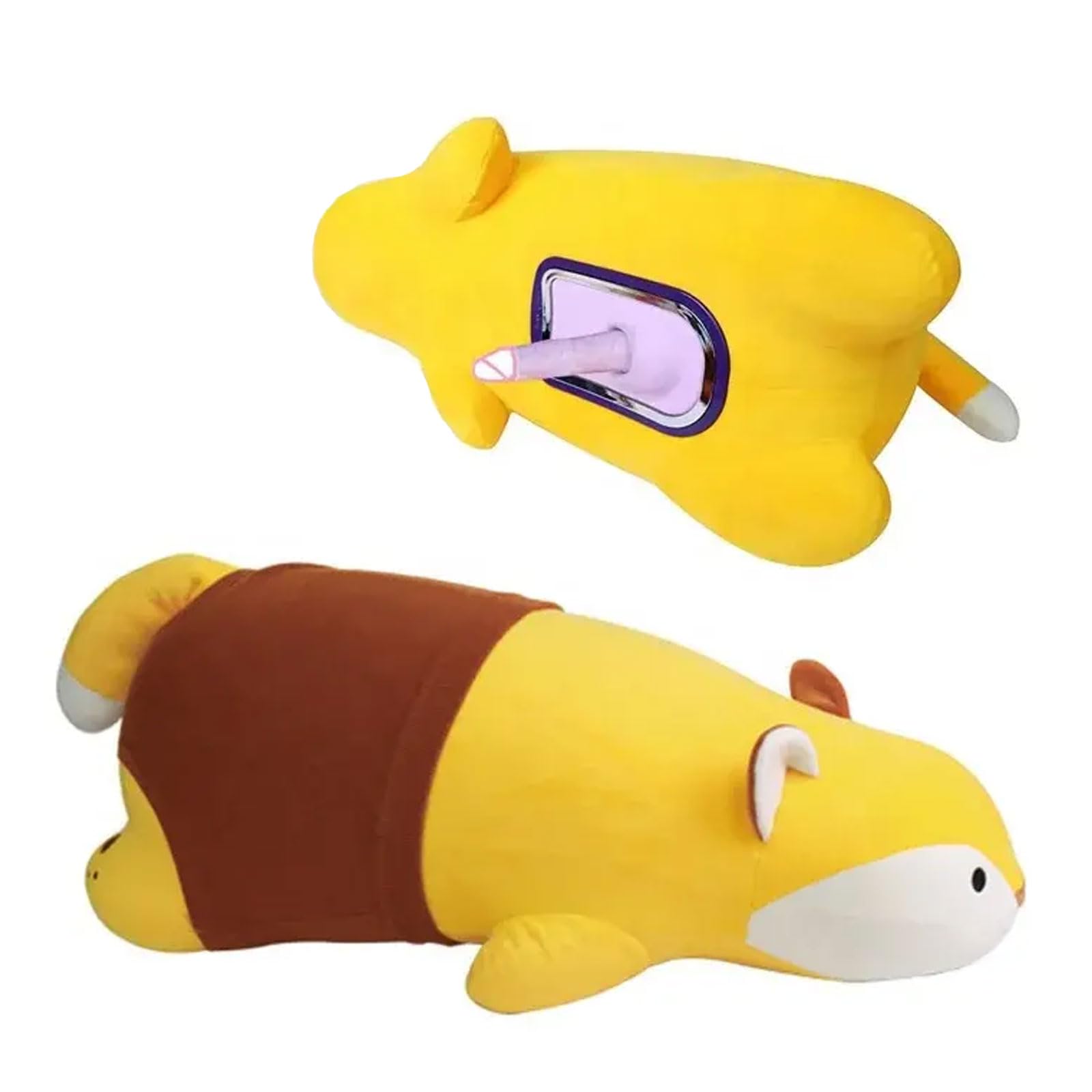 Fox Plush Dildo Sex Machine Automatic Thrusting Dildo Vibrator Fox Pillow for
