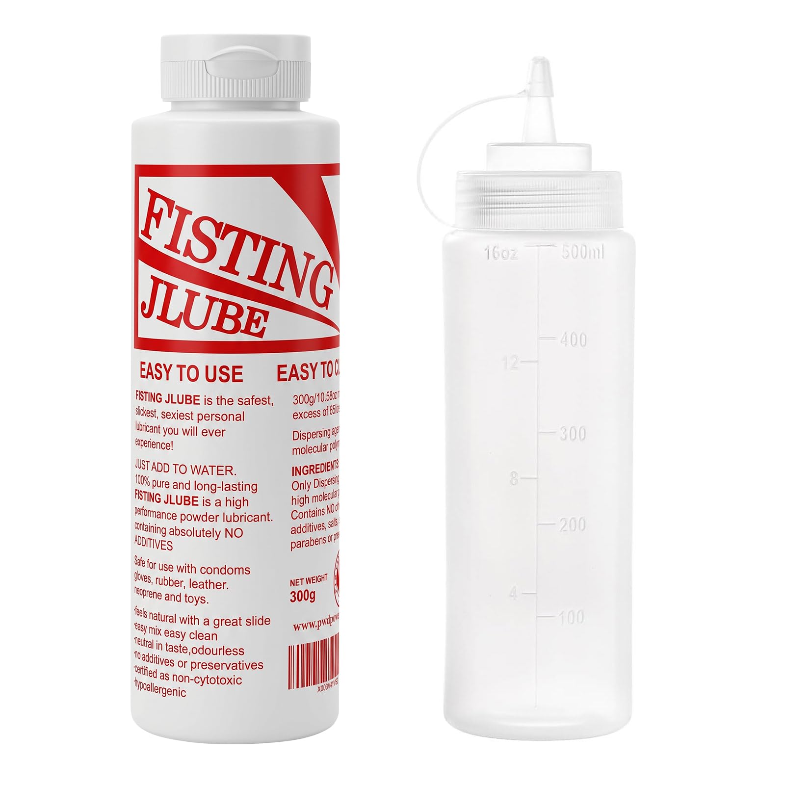 J LUBE FISTING Powder Mixes with Water One Bottle Makes 16+ Gallons