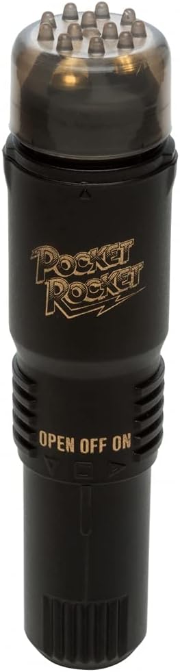 The Original Pocket Rocket - Powerful, Quiet, Compact, Reliable, Simple Yet Safisfying, Discreet Vibrator - Targeted Cli