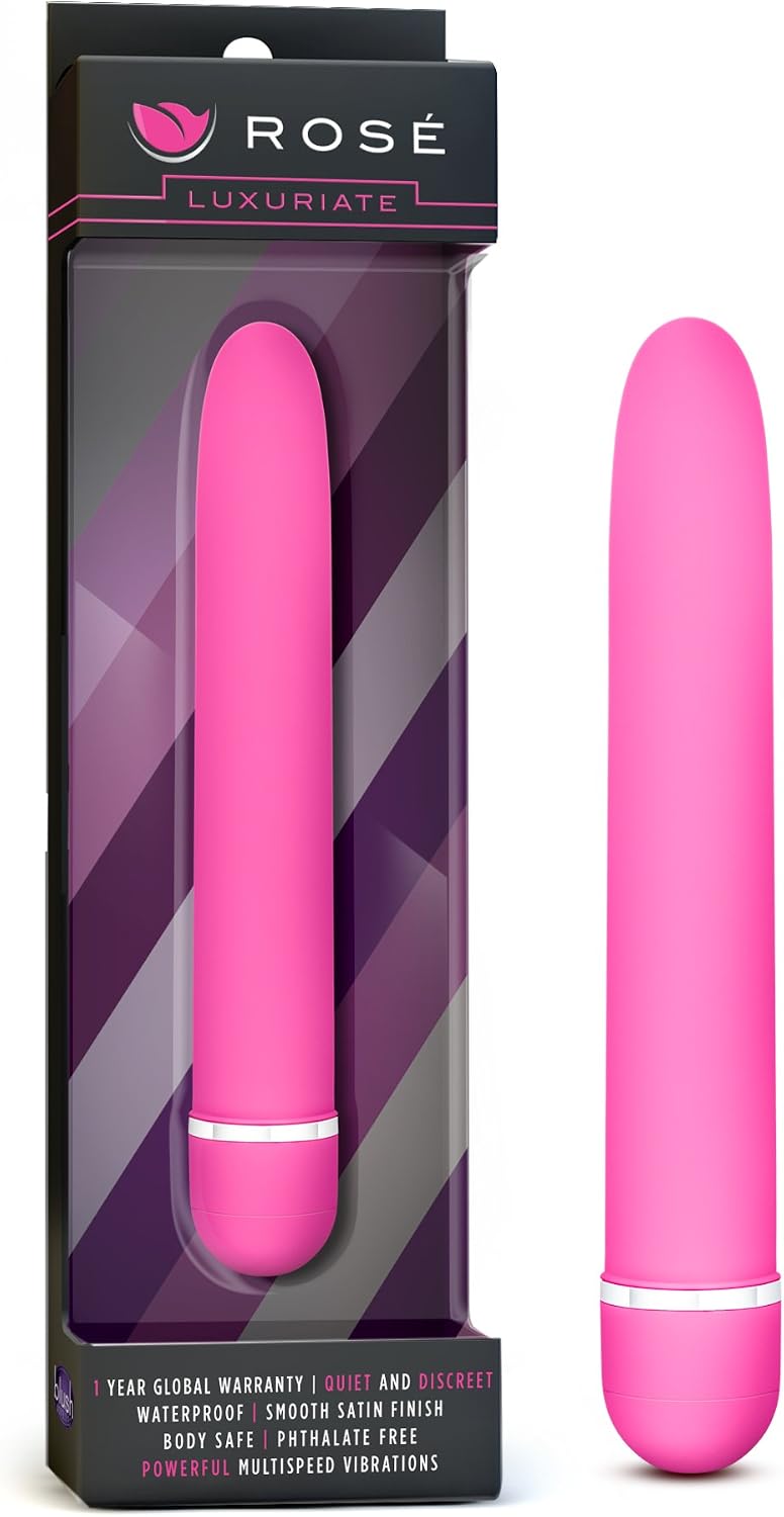 7 Vibrator for Women, Men & Couples - Multi-Speed Satin Smooth Wand, Powerful Clitoral & G-Spot Stimulator Sex Toy, Spla