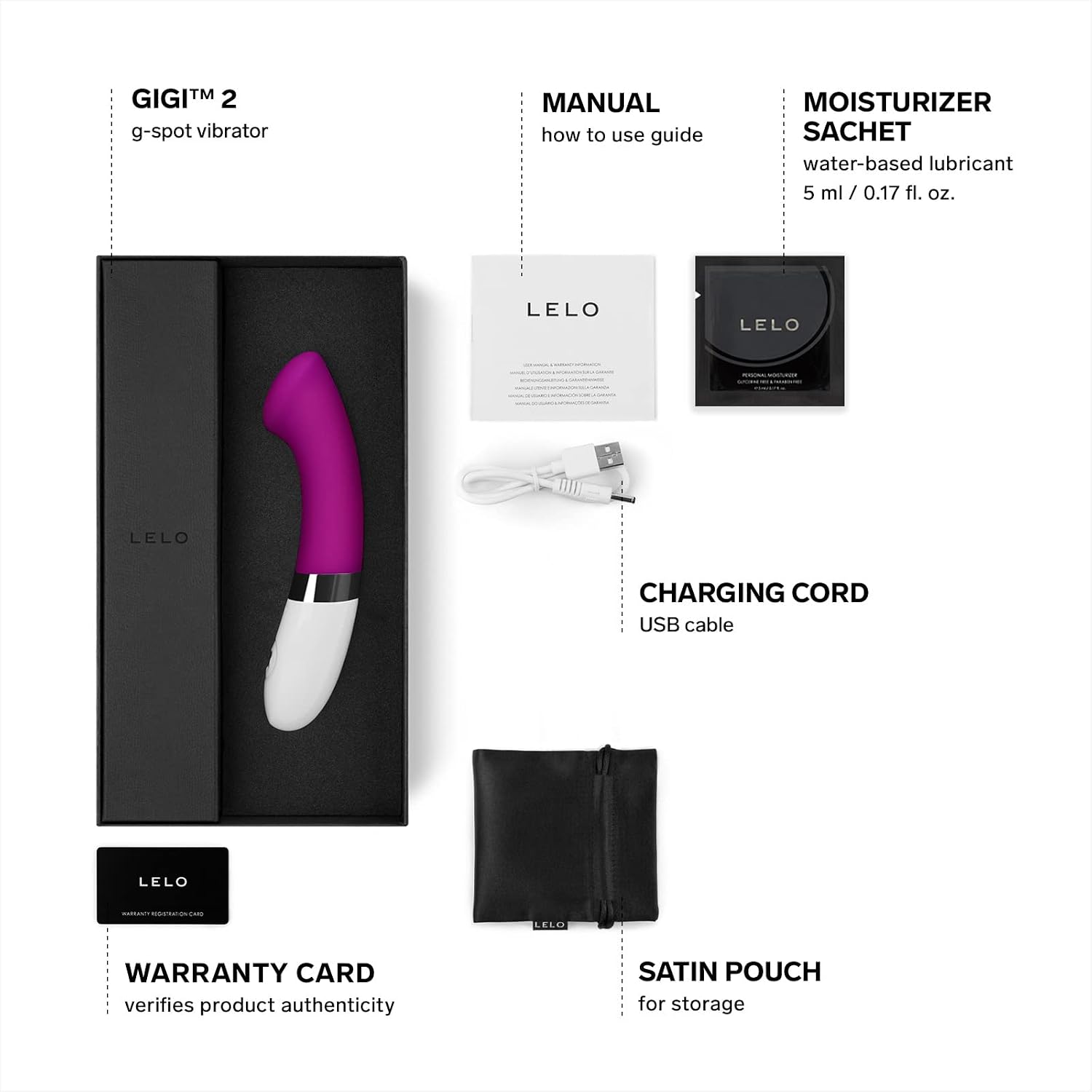 Gigi 2 - G-Spot Vibrator, Curved Personal Massager, Deep Rose alternate view