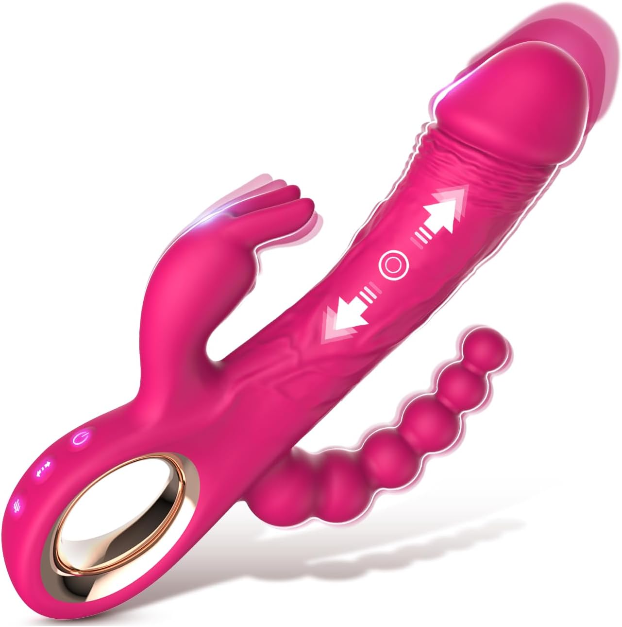 Enigma Double Sonic - Triple Stim, G-Spot & Clit Toy, Black