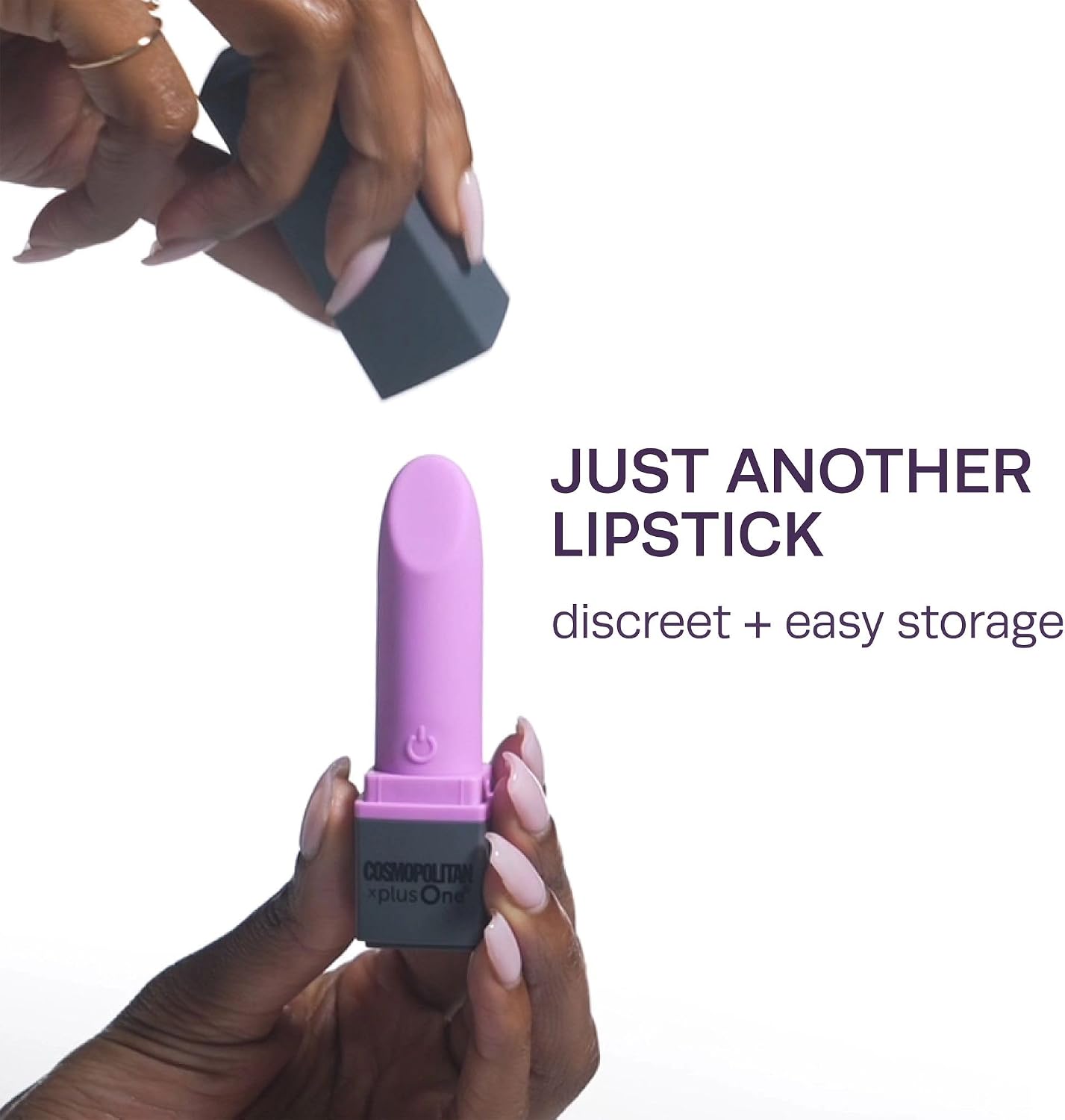 Mini Massager Wand-Waterproof,10 Vibration(Black) alternate view
