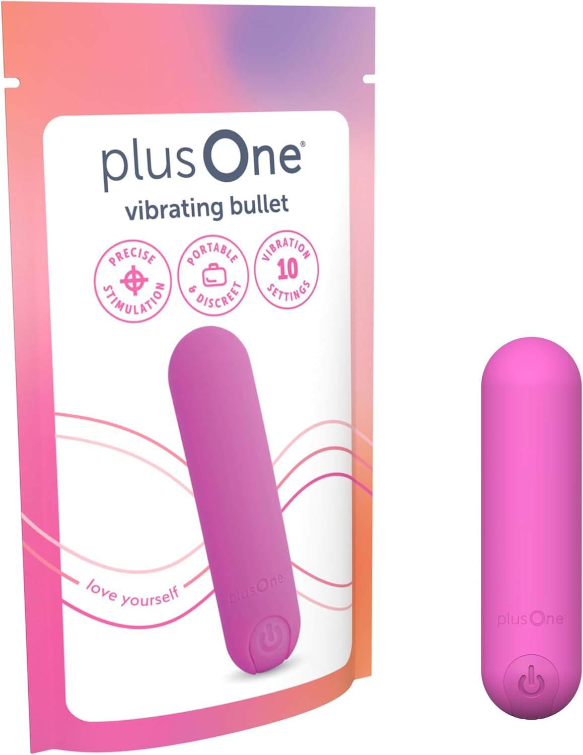 Dual Wand Vibrator w/ 10 Pleasure Modes - Discreet, Waterproof