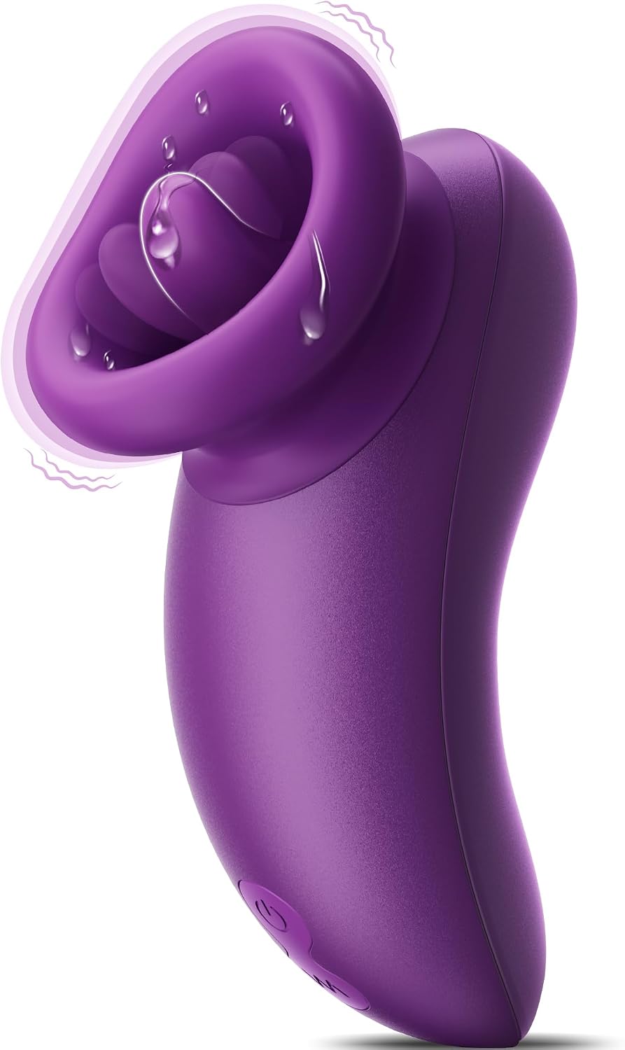 Handheld Personal Body Massager Wand with App Waterproof, USB Rechargeable, 20 Vibration Patterns (Rose Pink)