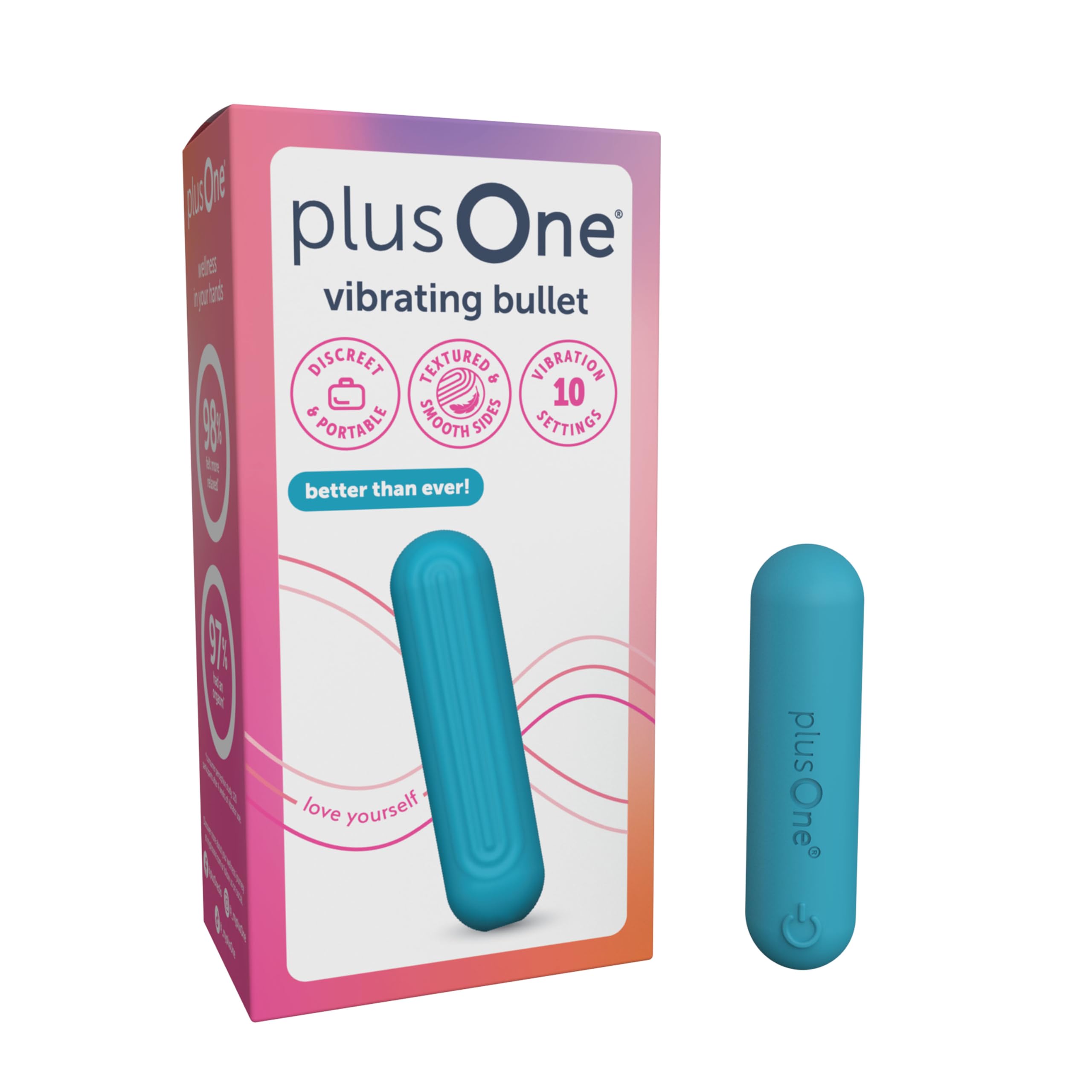 Bullet Vibrator for Women Mini Vibrator Body Safe Silicone Teal