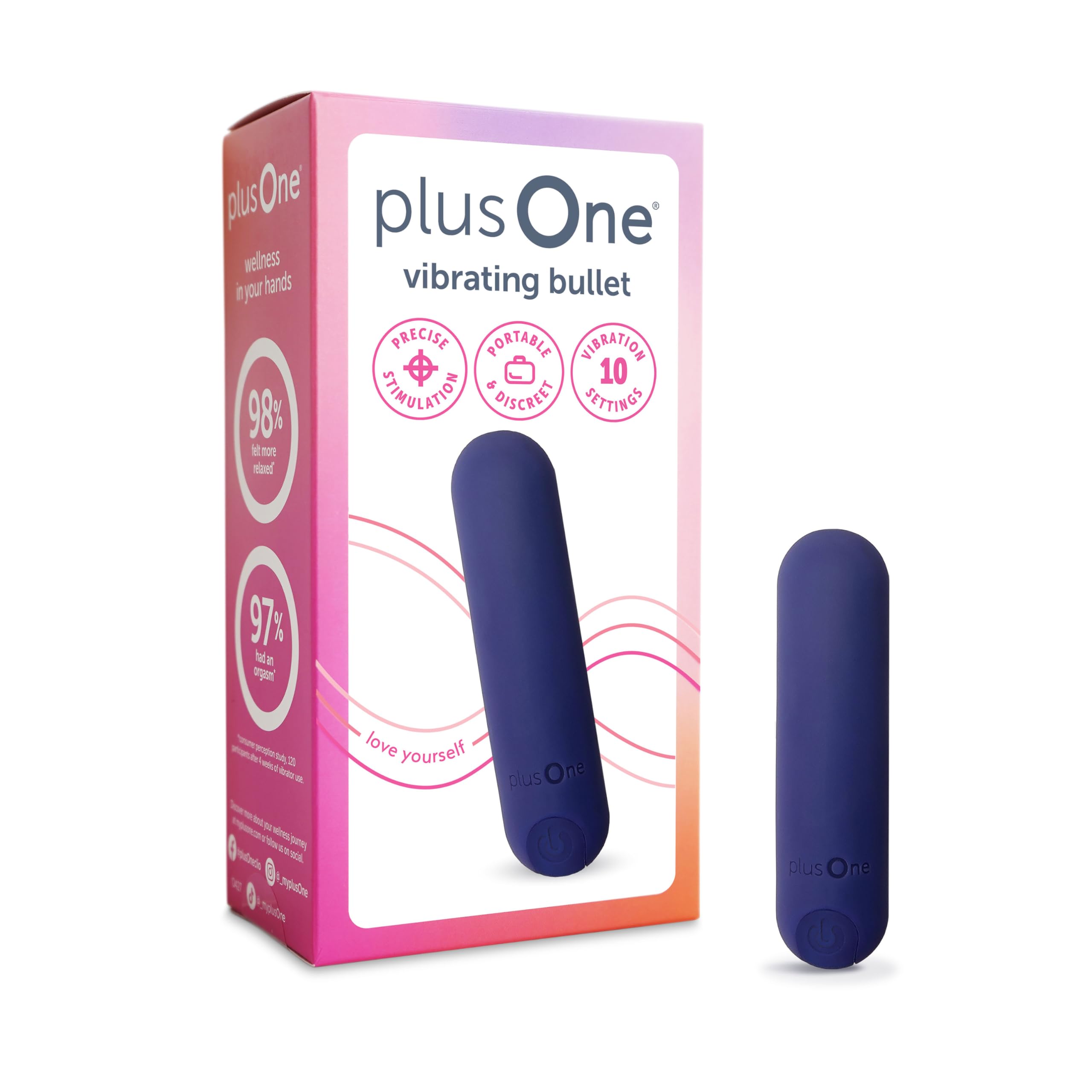 Bullet Vibrator for Women Mini Vibrator Made of Body Safe Silicone Fully