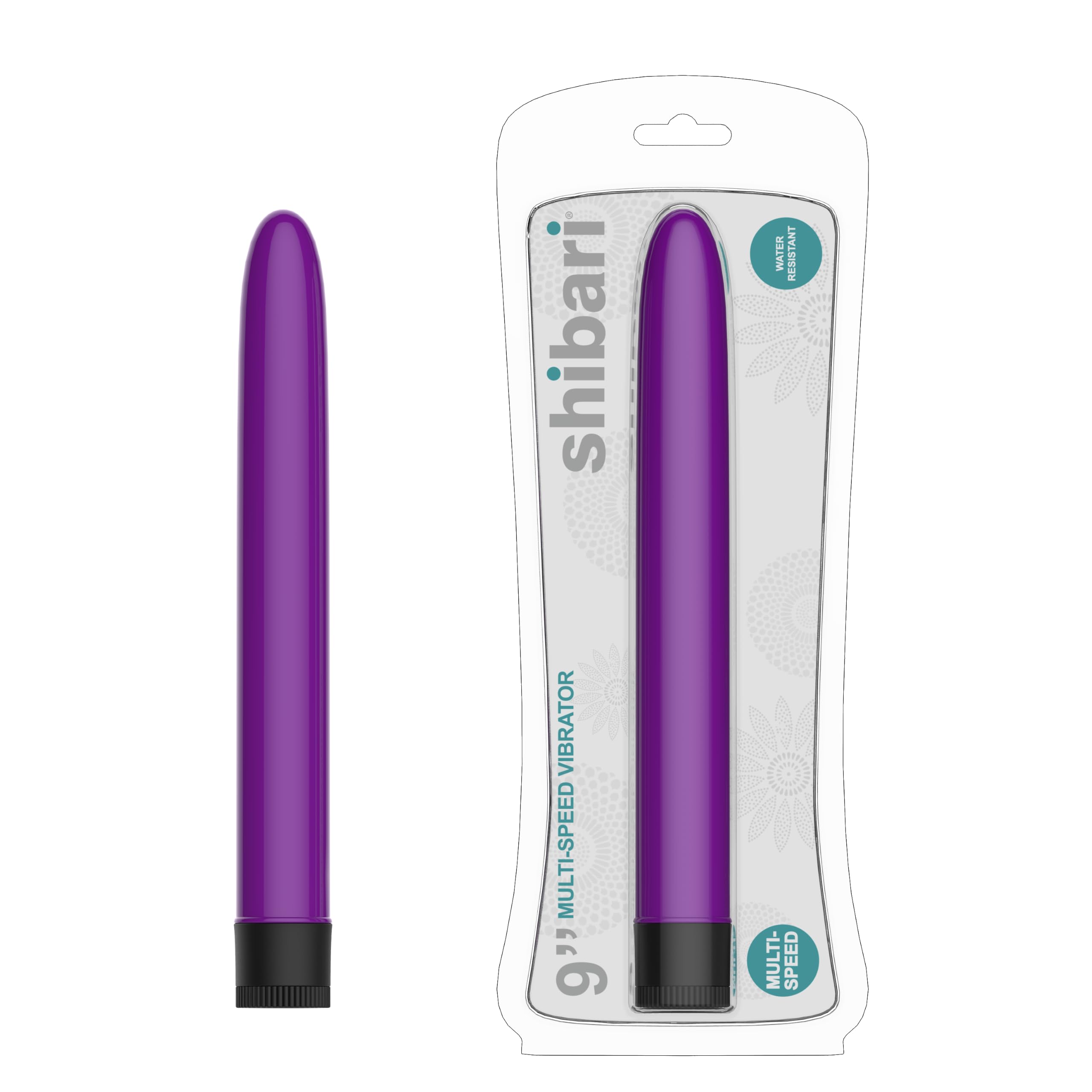 9" Classic Vibrator Bullet Purple