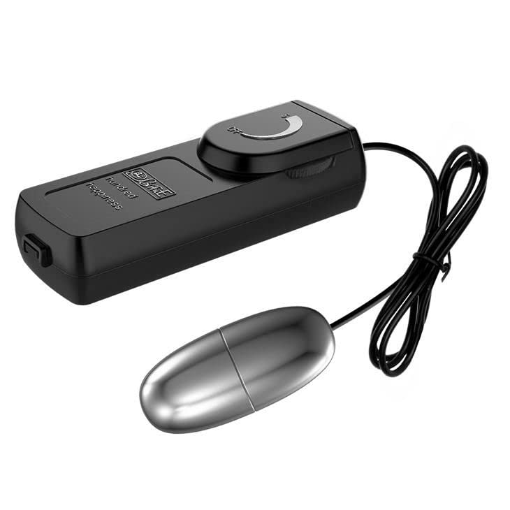 Silver Clit Bullet Power Vibrator Black Controller