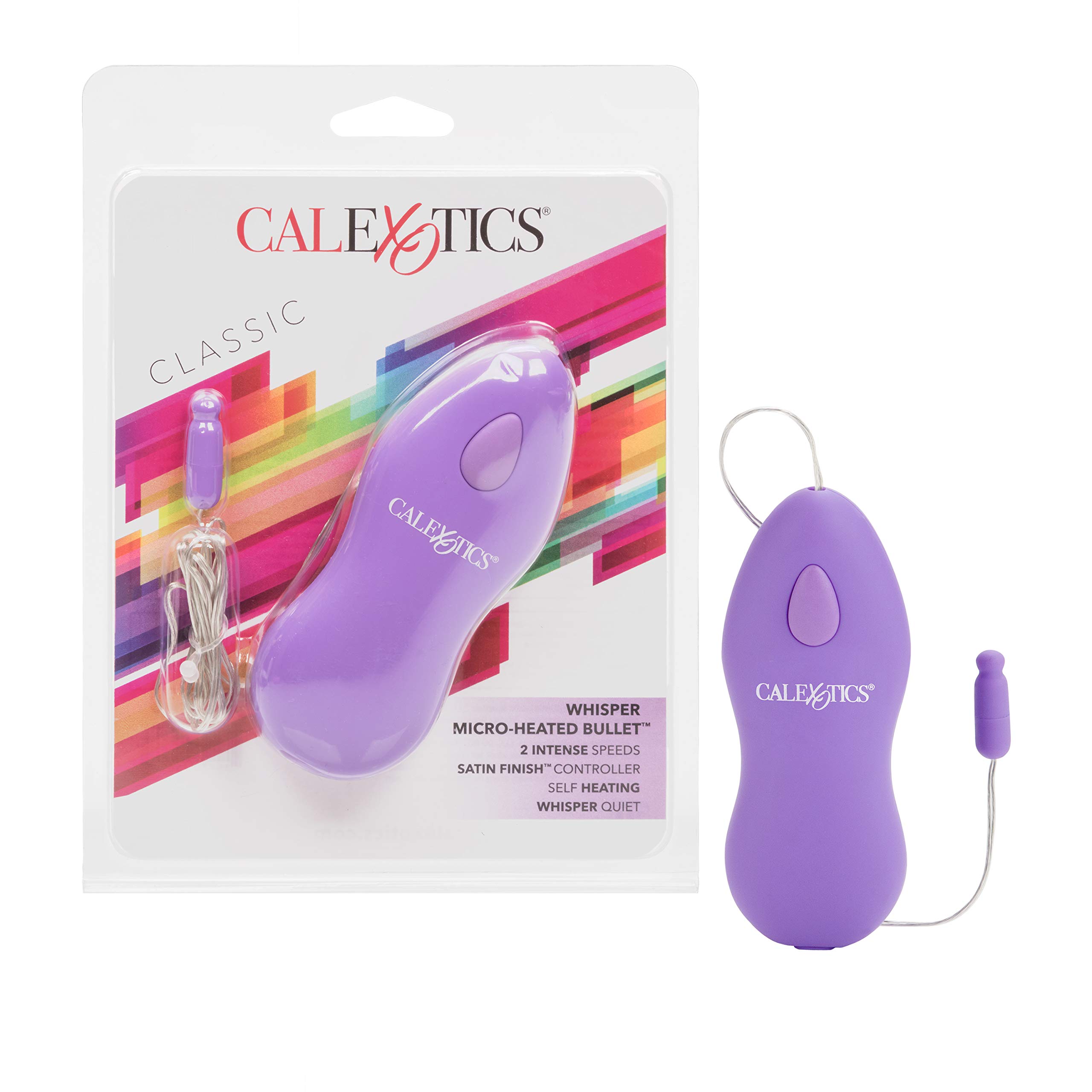 Whisper Micro Heated Bullet Vibrator with 2 Speeds Powerful Vibration and Warms