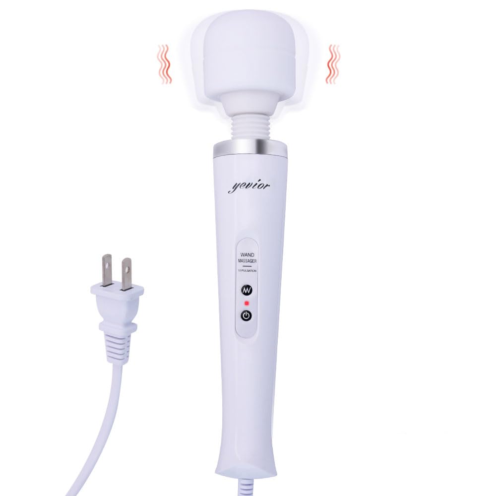 YEVIOR Wired Powerful Handheld Massager with Strong Vibration for Women