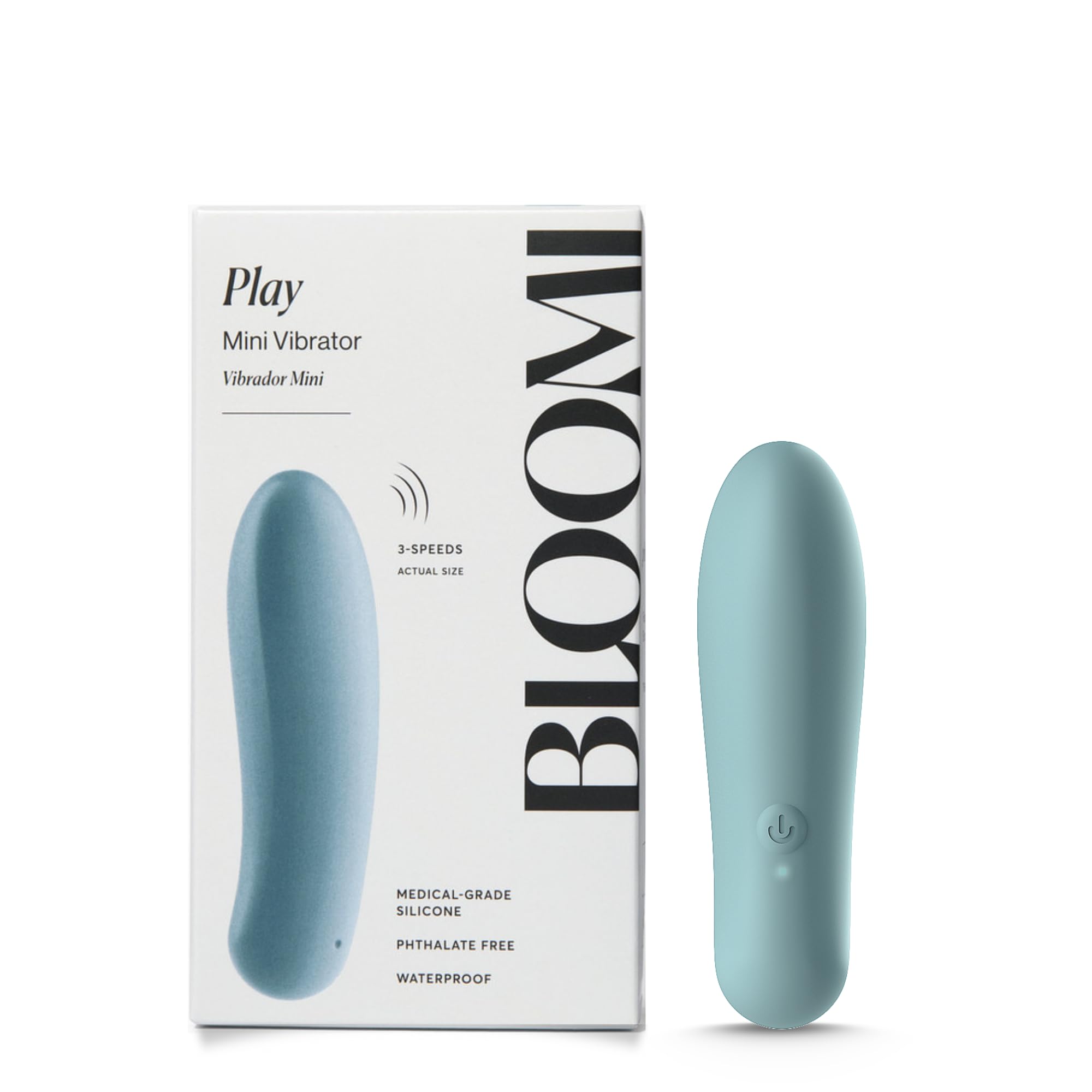 Bloomi Play Mini Wand Massager Waterproof Silicone 3.45"