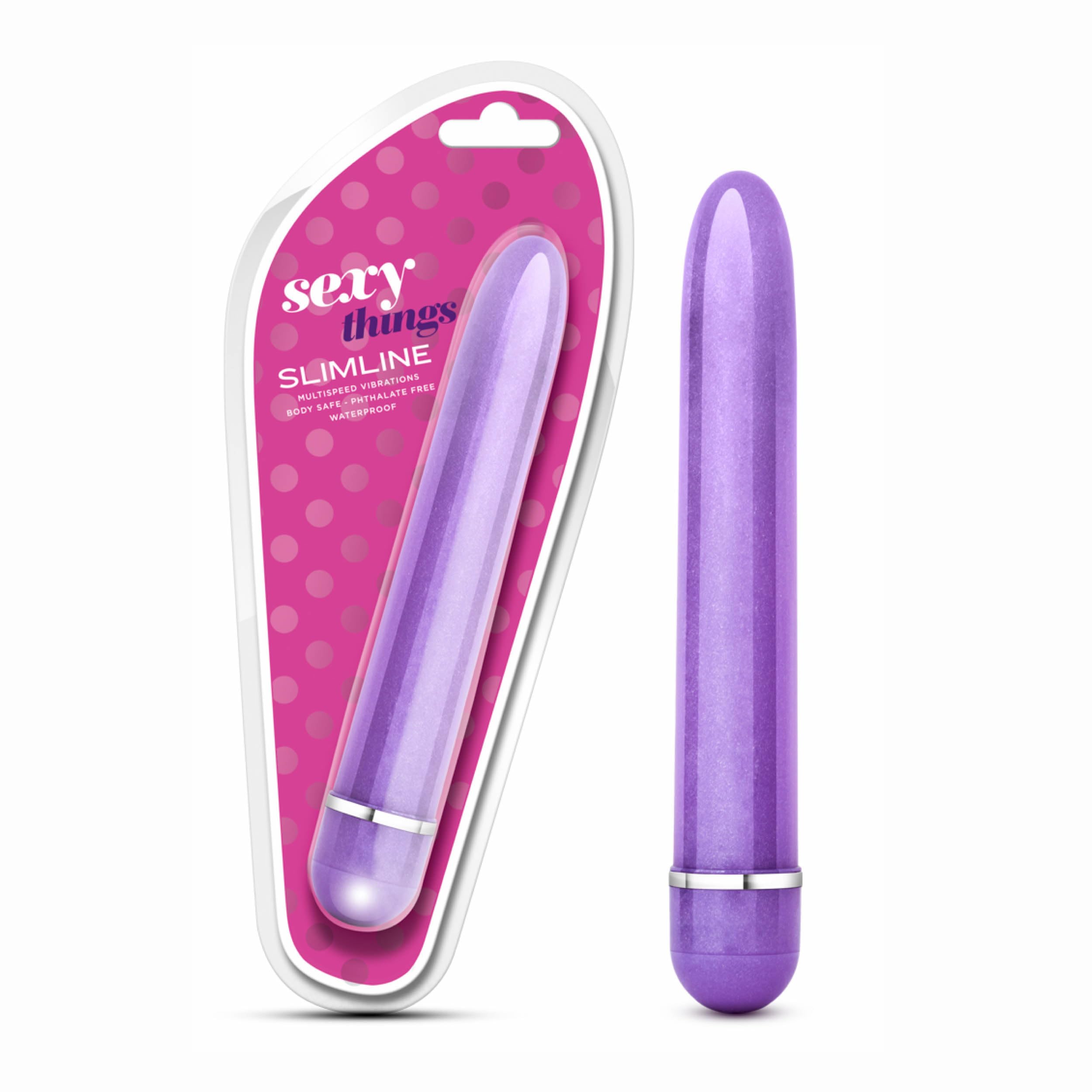 Sexy Things: Slimline Vibe 7" Vibrator ~ 1" Wide Multi Speed G