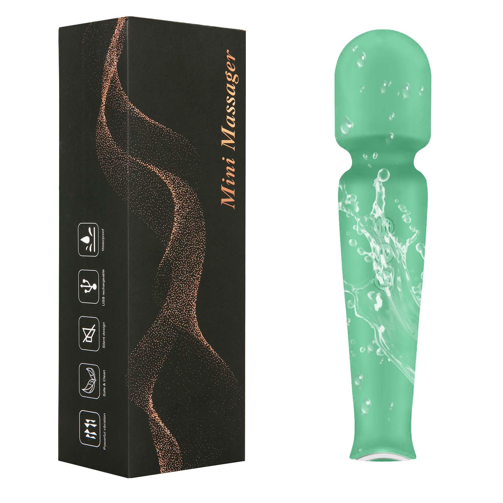 Portable Cordless Body and Back Massager Multiple Speeds and Modes Electric Handheld
