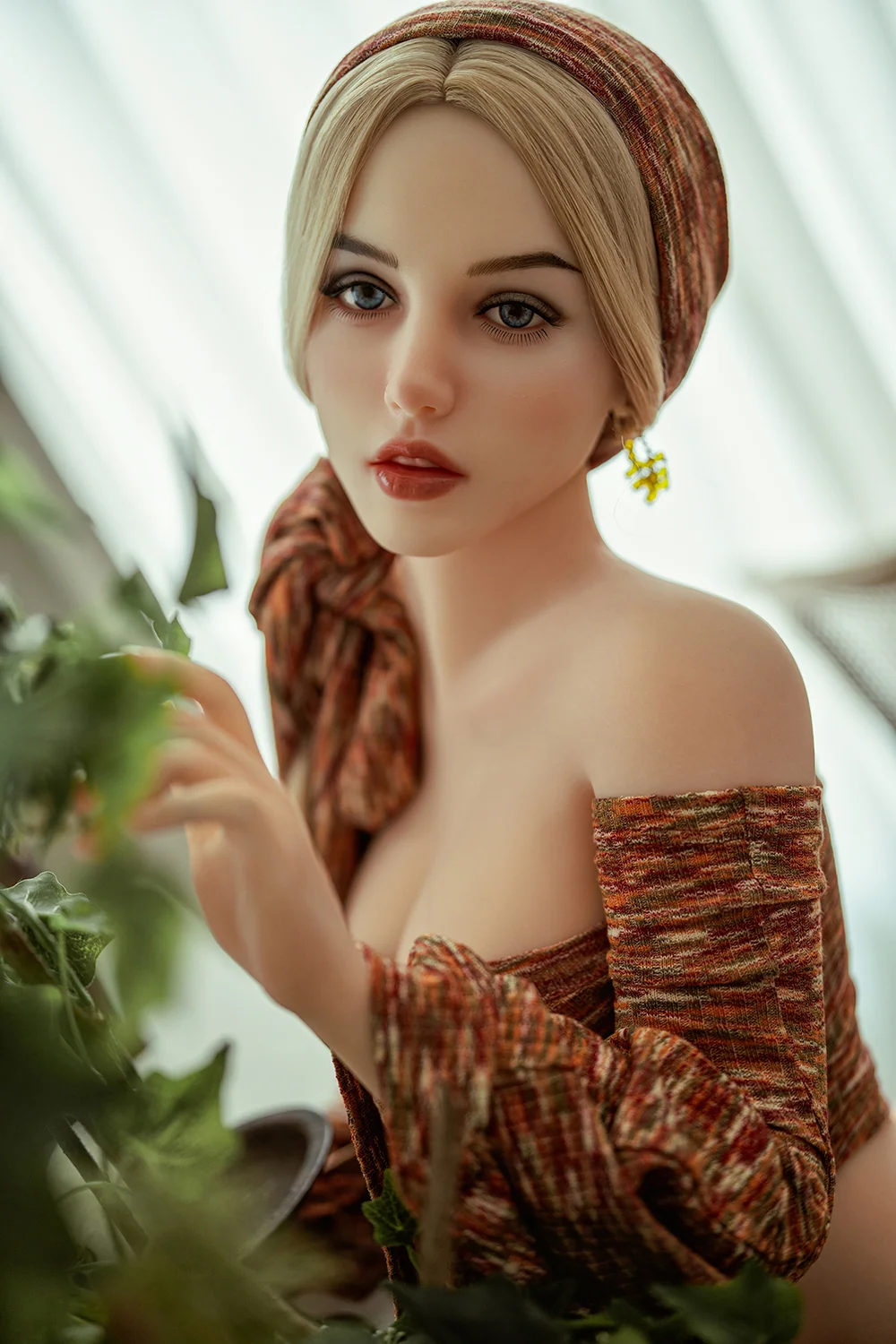Iskra 152cm #319 TPE Sex Doll Natural Skin Blonde Girl TPE Adult Love Doll