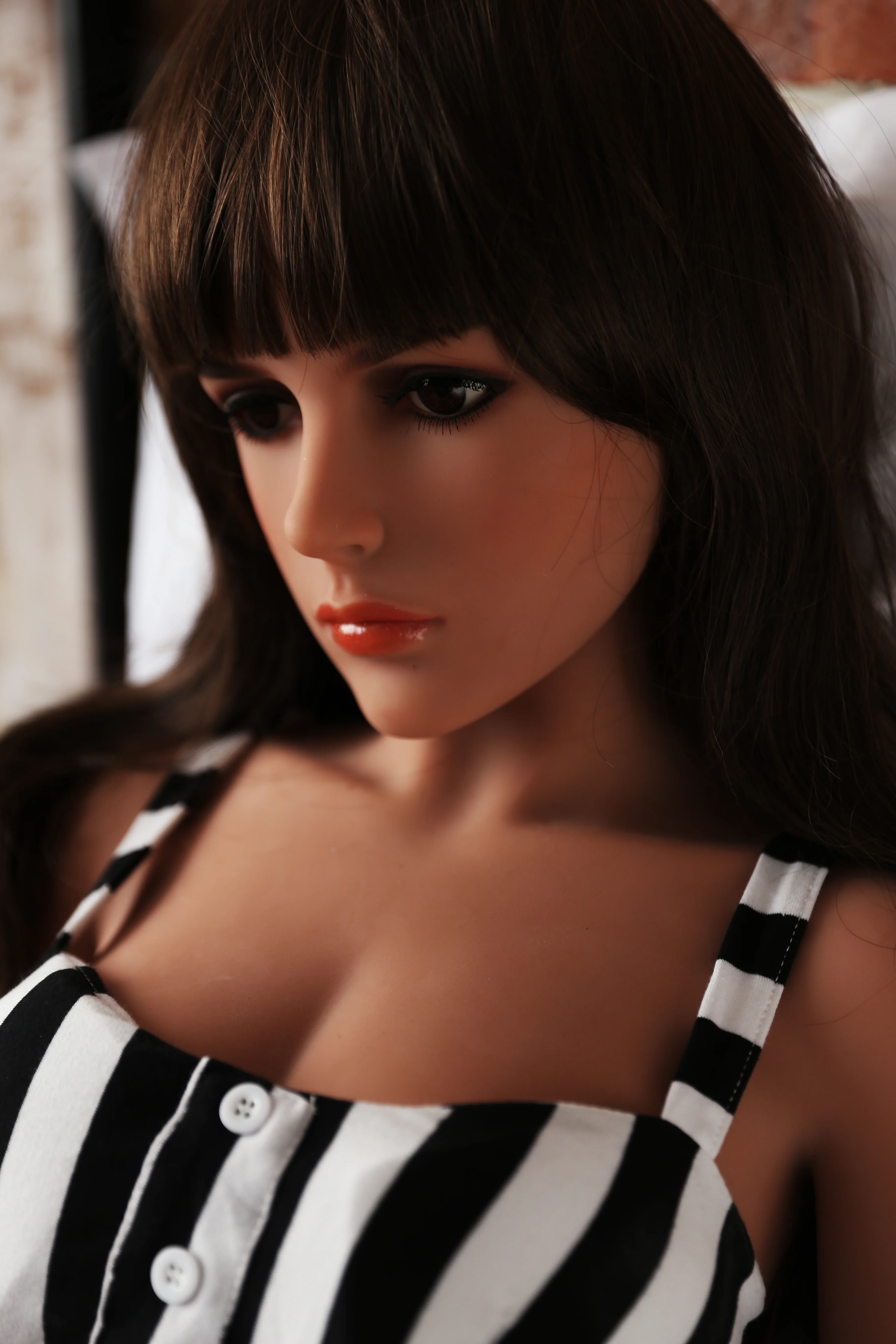 Bonnie 155cm #41 Head Realistic Slim Small Breasts TPE Sex Doll Adult love Doll alternate view