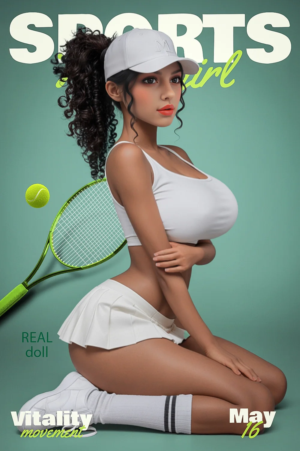 Nina Plus 158cm #252 Big Breasts TPE Sex Doll Tanned Skin Sport Girl Adult TPE Love Dolls