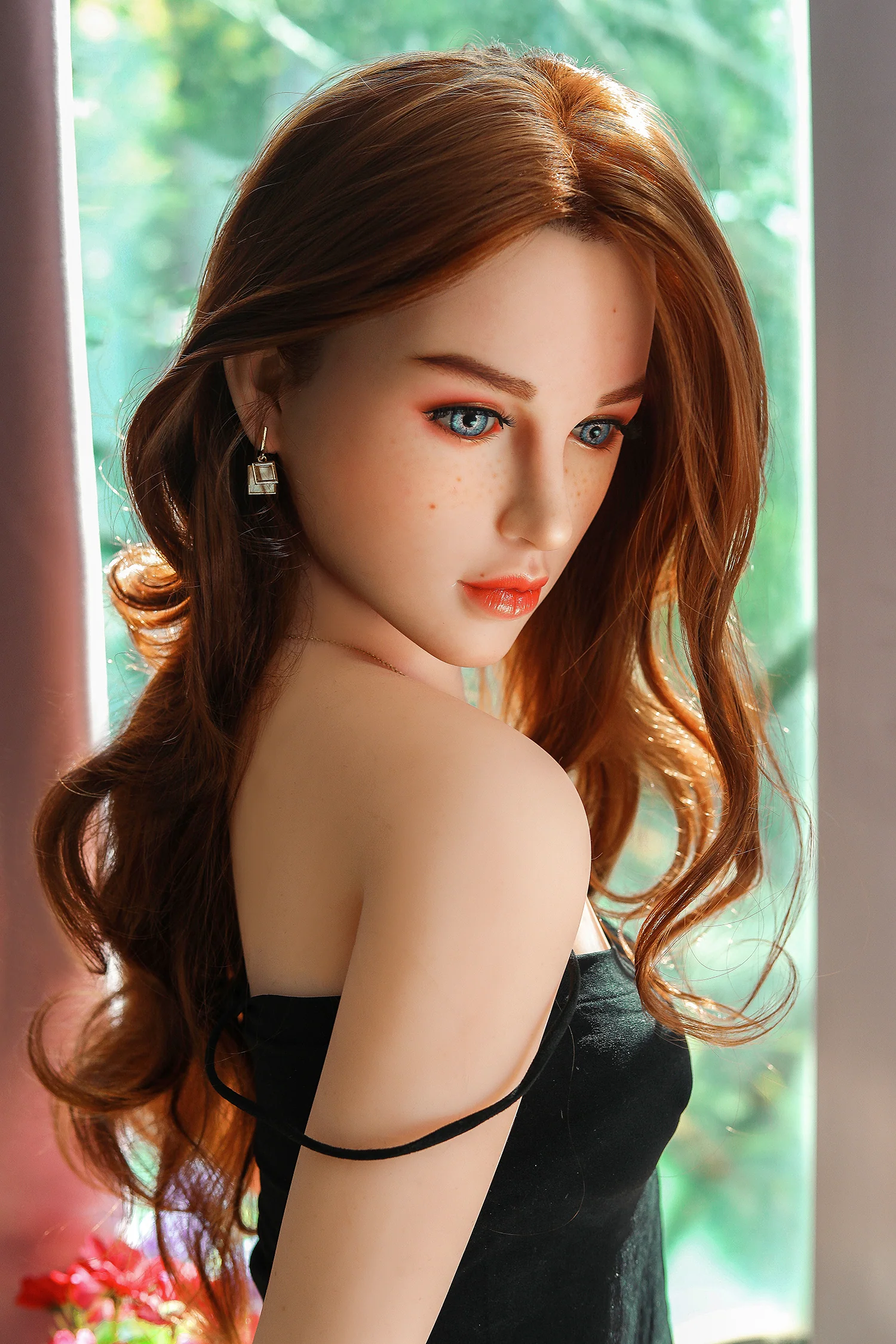 Sabrina 159cm A Cup Small Breast Adult Love Doll #263 Natural Skin TPE Sex Doll alternate view