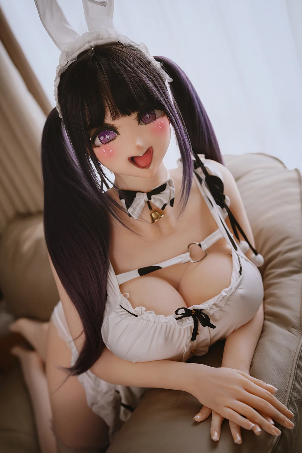 Leocadia 161cm S29 Silicone Head Anime Sex Doll Realistic Big Boobs Cartoon Style Adult Love Doll